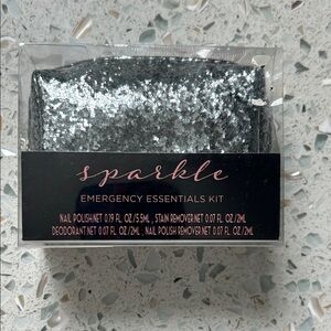 Sparkle Emergency Essentials Kit with Silver Glitter